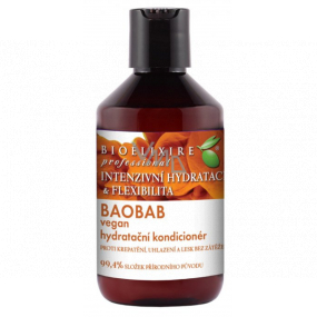 Bioelixire Vegan Baobab moisturizing conditioner for dry, brittle and damaged hair 300 ml - exp 05/23