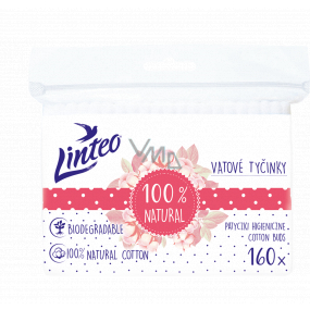 Linteo Cotton swabs 160 pieces bag