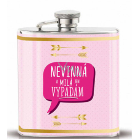 Nekupto Family Gifts with Humor Flask Innocent and Sweet Just Look 11 x 9 cm