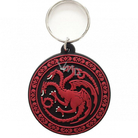 Epee Merch Game of Thrones Game of Thrones - Targaryen Rubber keychain 4.5 cm