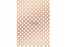 Ditipo Gift wrapping paper 70 x 100 cm White copper ornaments 2 sheets