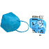 Famex Respirator Mouth Protective 5-layer FFP2 Face Mask Blue 1 piece