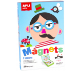 Apli Educational game with magnets - Faces 30 magnets age 3+