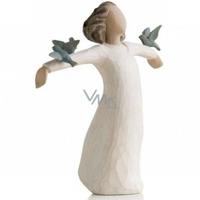 Willow Tree - Angel of Joy - Freedom to sing, laugh and dance Figurine of an angel Willow Tree, height 13.5 cm