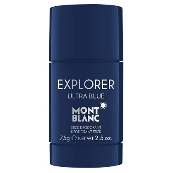 Montblanc Explorer Ultra Blue deodorant stick for men 75 g