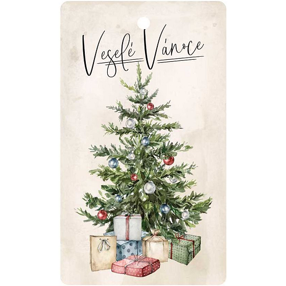 Bohemia Gifts Aromatic Scented Card Merry Christmas 11 x 6.3 cm