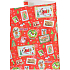 Zöwie Gift wrapping paper 70 x 200 cm Bambini red - Christmas stamps