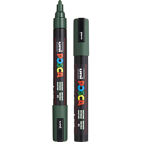 Posca Universal acrylic marker 1,8 - 2,5 mm English green PC-5M