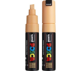 Posca Universal acrylic marker with wide, cut tip 8 mm Light orange PC-8K