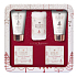 Grace Cole Wild Figs & Cranberries shower gel 75 ml + body cream 75 ml + bath beads 80 g + bath salt 100 g + flannel cloth + tin box, cosmetic set for women