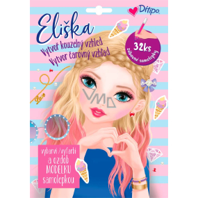 Ditipo Colour and decorate model Eliska with stickers 175 x 230 mm