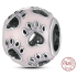 Charm Sterling Silver 925 Paws, Heart, Bead for Pet Bracelet