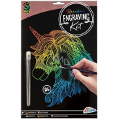 S ART Scratching rainbow picture Unicorn 1 piece