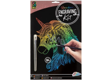 S ART Scratching rainbow picture Unicorn 1 piece