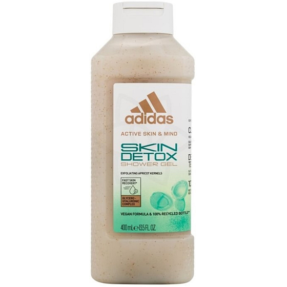 Adidas Skin Detox shower gel for women with exfoliating effect 400 ml