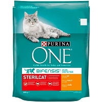 Purina One Sterilcat cat food with chicken and wheat, 800 g