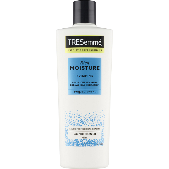 TRESemmé Rich Moisture Hydrating Conditioner with Vitamin E, 400 ml
