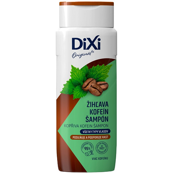 Dixi Nettle-Caffeine Shampoo for Hair Loss, 400 ml
