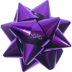 Nekupto Starfish medium metal purple 6.5 cm