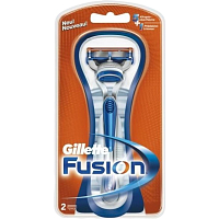 Gillette Fusion razor and 2 replacement blades