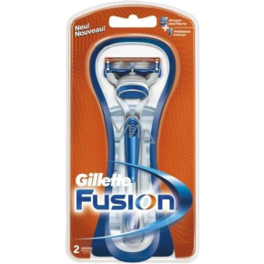 Gillette Fusion razor and 2 replacement blades