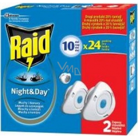 Raid Night & Day against mosquitoes and flies refill 2 pieces