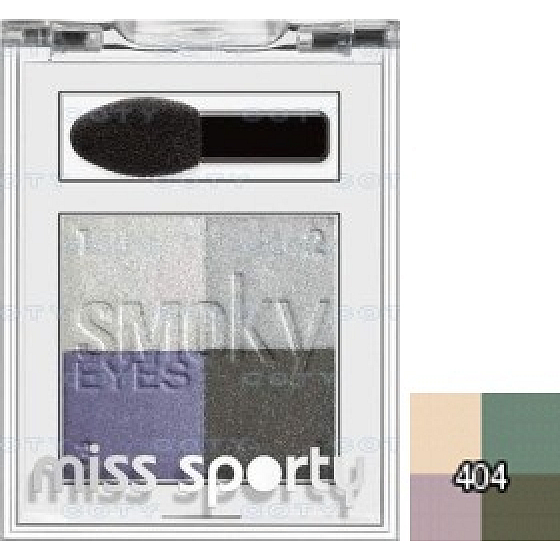 Miss Sports Studio Color Smoky Quattro Eyeshadow 404 Black Eyes 2.2 g