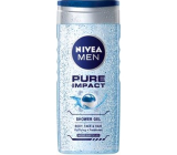 Nivea Men Pure Impact shower gel for body, face and hair 250 ml