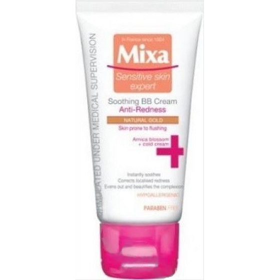 Mixa Soothing BB Cream Anti-Redness Soothing BB Cream Natural Gold 50 ml