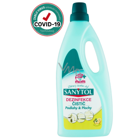 Sanytol Lemon and Olive Leaves Disinfectant Cleaner for Floors and Surfaces 1 L