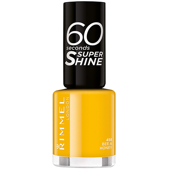 Rimmel London 60 Seconds Super Shine Nail Polish nail polish 458 Bee and Honey 8 ml