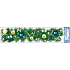 Window foil without glue decorated twigs blue 64 x 15 cm