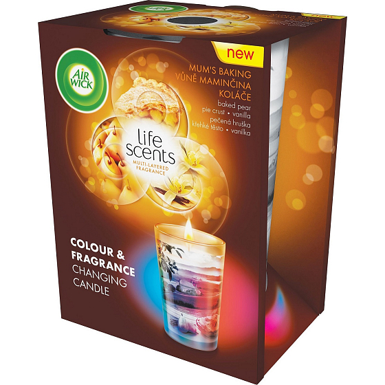Air Wick Multicolor Scent of mother's cake scented candle 140 g