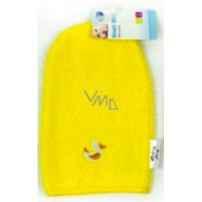 First Steps Terry washcloth yellow with embroidery 1 piece