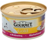 Gourmet Gold Cat Fine beef for adult cats 85 g