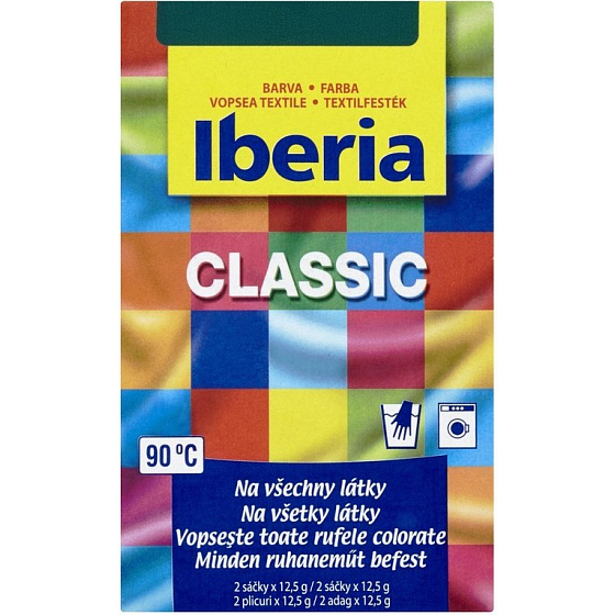 Iberia Classic Textile color dark green 2 x 12.5 g
