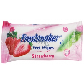Freshmaker Fruit cosmetic wet wipes 15 pieces