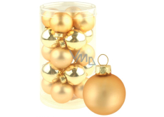 Flasks glass gold set 3 cm 20 pieces