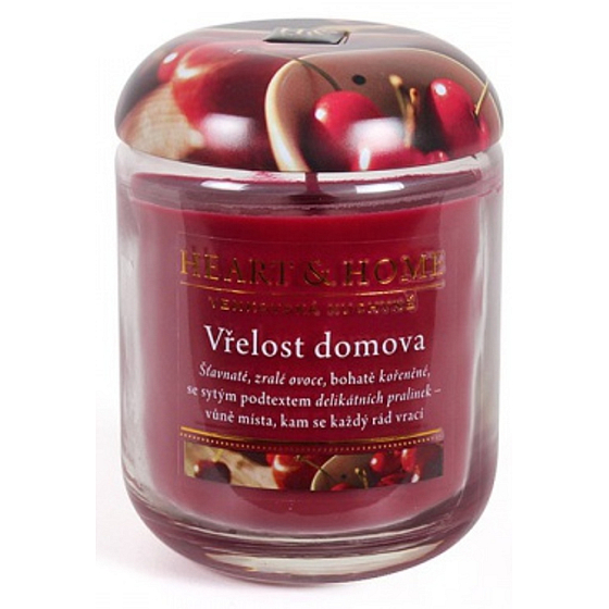 Heart & Home The warmth of home Soy scented candle big burns up to 70 hours 310 g
