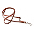 B&F Leather Leash Grazl Acorn Pattern-Dark Brown 1.8 x 240 cm