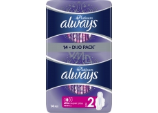 Always Platinum Ultra Super Plus Duo sanitary pads with wings 14 pieces
