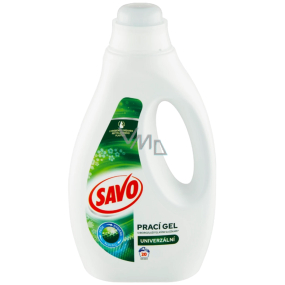 Savo Universal washing gel for white and coloured clothes 20 doses 1 l