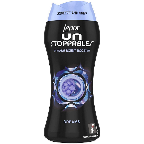 Lenor Unstoppables Dreams - Unforgettable dreams fragrant beads in the washing machine give the laundry an intense fresh scent until the next wash 210 g