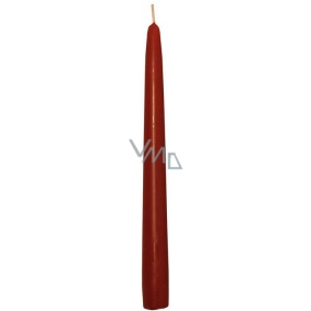 Lima Candle smooth burgundy cone 23 cm