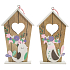 Wooden birdhouse 17.5 cm for hanging / standing 1 piece