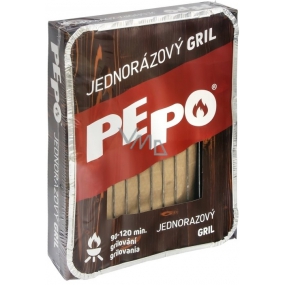 Pe-Po Disposable grill, grilling time 90-120 minutes