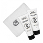 Percy Nobleman Cleansing Gel for Face and Beard 75 ml + Moisturizing Face and Beard Cream 75 ml + Cotton Towel, Cosmetic Set