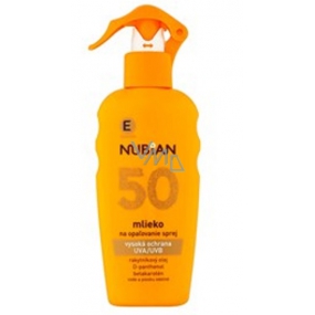 Nubian OF50 Suntan lotion 200 ml spray