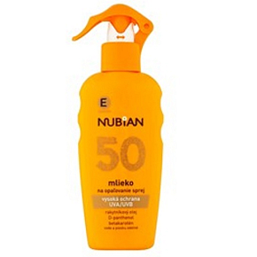 Nubian OF50 Suntan lotion 200 ml spray Nubian OF50 Suntan lotion 200 ml spray