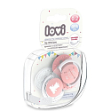Lovi My Little Love Comforter silicone dynamic pink for children 0-2 months 2 pieces